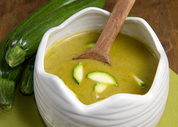 Soupe de courgettes