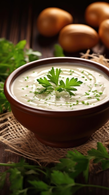 La soupe à la crème de champignons est un type simple de soupe où un roux de base est dilué avec de la crème ou du lait