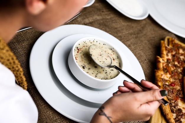 Soupe Délicieuse Soupe Aux Légumes Bol