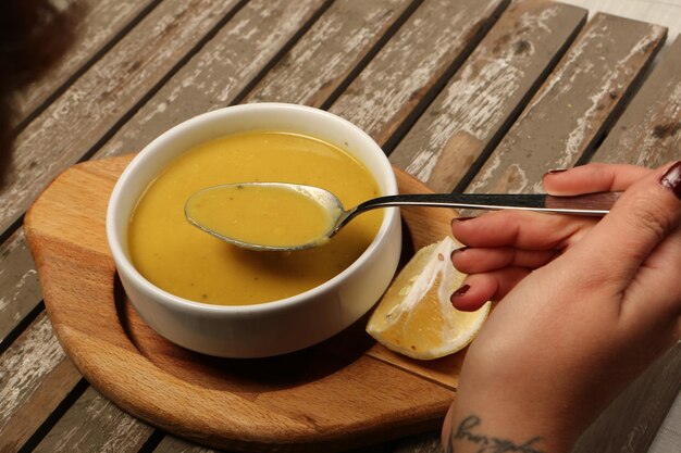 Soupe Délicieuse Soupe Aux Légumes Bol