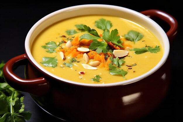 Photo soupe du chef johns mulligatawny nourriture indienne