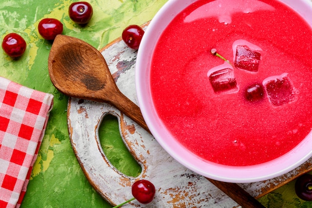 Soupe D'été Aux Cerises