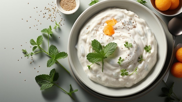 Soupe de gâteau de riz tteokguk repas nourriture asiatique