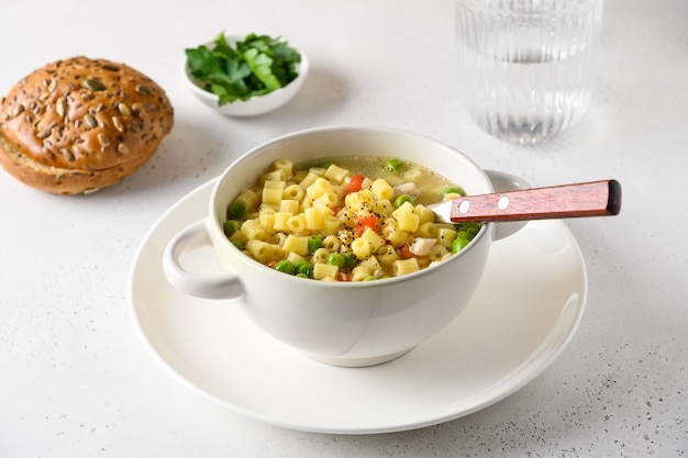 Soupe de légumes frais maison