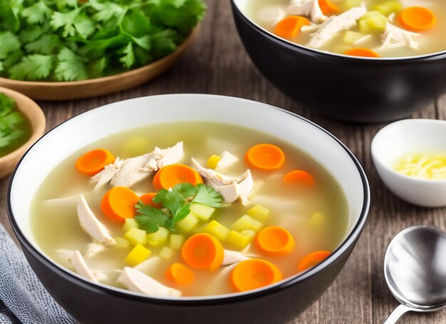 soupe de légumes avec pâtes