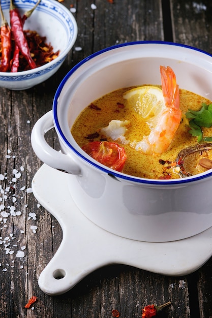 Soupe Thaïlandaise Tom Yam