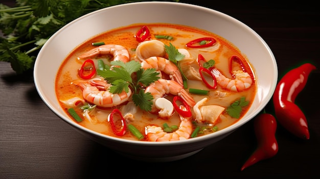 Soupe tom yum Cuisine thaïlandaise Alimentation saine Recettes Cuisine nationale