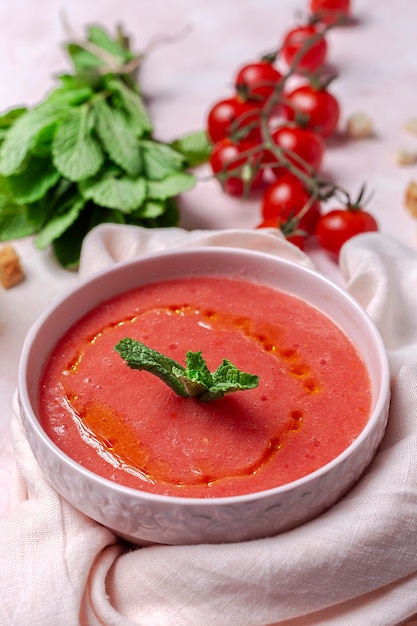 soupe de tomate maison