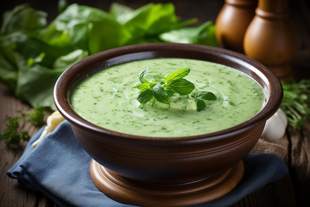 Soupe verte d'oseille