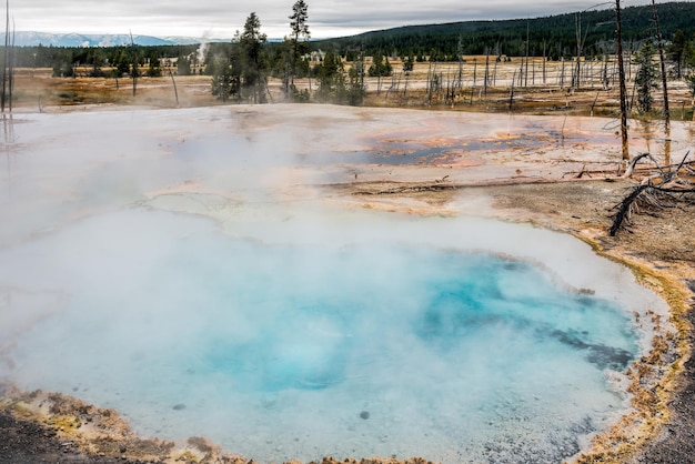 Source Firehole dans le parc national de Yellowstone