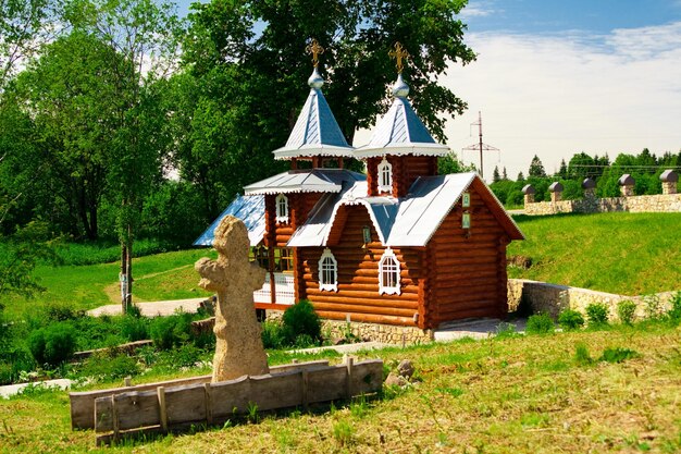 Photo source sainte dans le district de volosovo de la région de leningrad