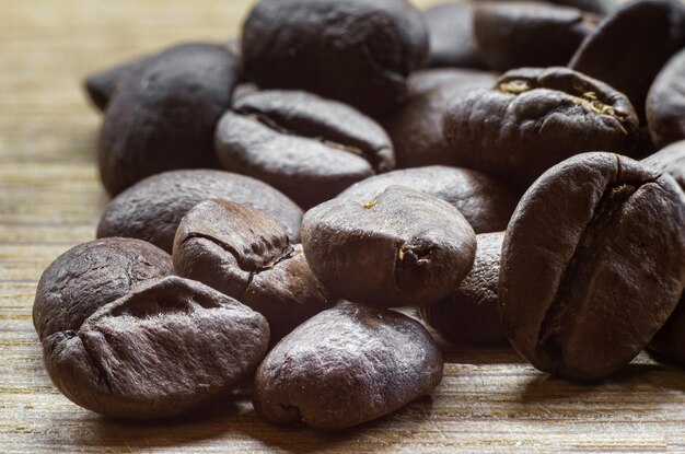 Photo sourcils en grains de café