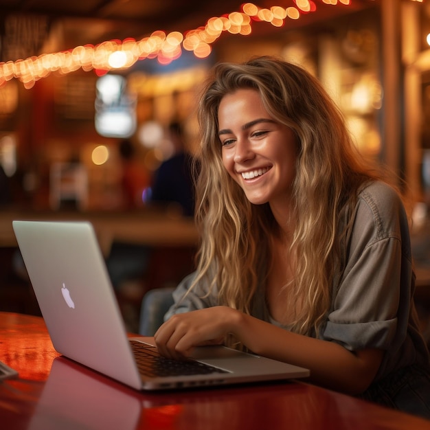 Sourire de belle femme