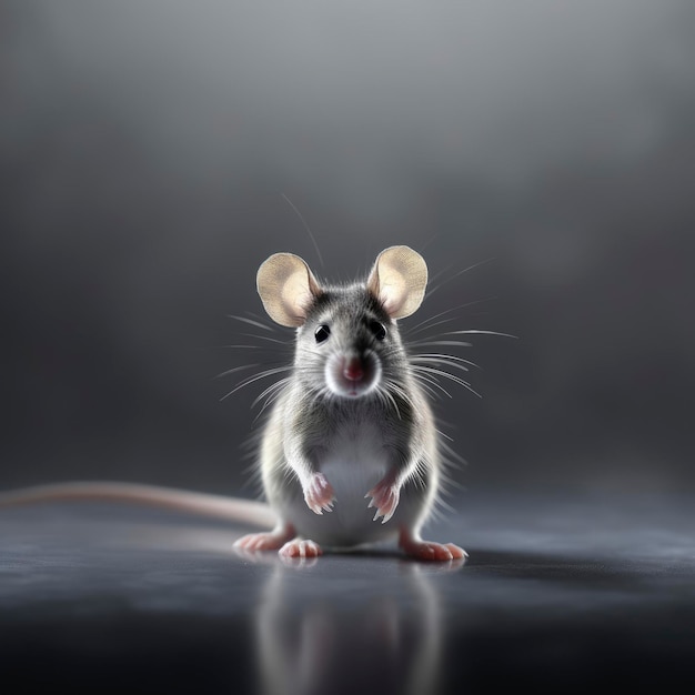 Une souris aux grandes oreilles