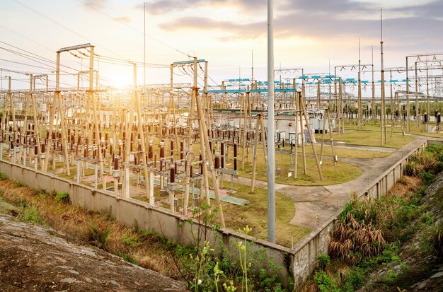 Sous-station d&#39;alimentation haute tension