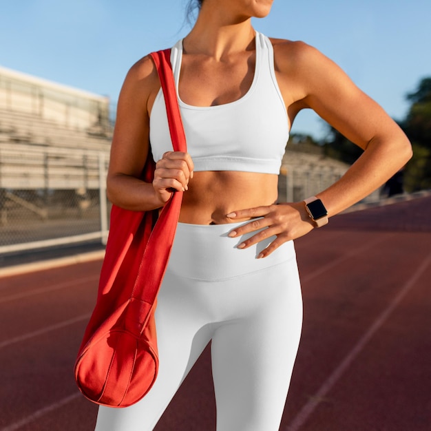 Sous-vêtements de sport et leggings mockup en png