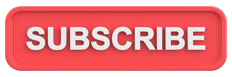 Photo souscrivez-vous au bouton 3d