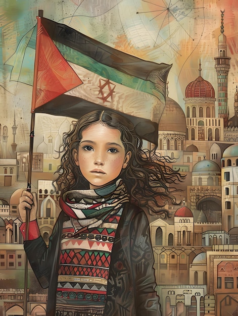 Soutenir la Palestine Télécharger des images puissantes du drapeau de la Palestine libre en arabe et en anglais