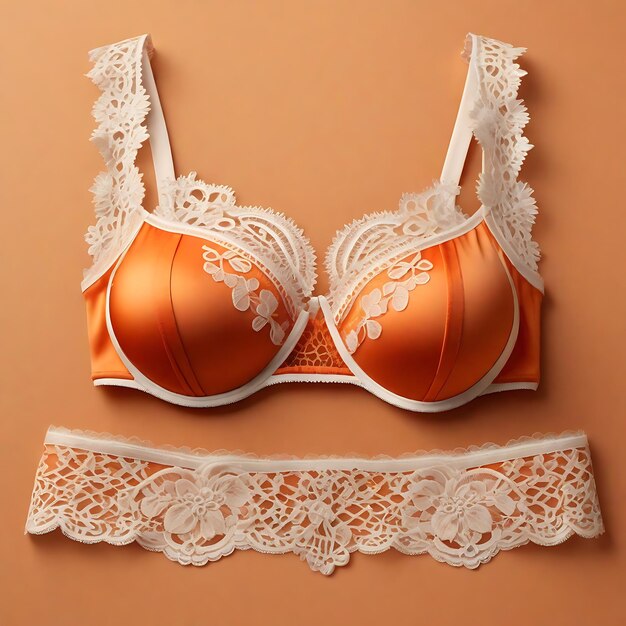 Un soutien-gorge époustouflant avec des détails de dentelle complexes confiant et sexy