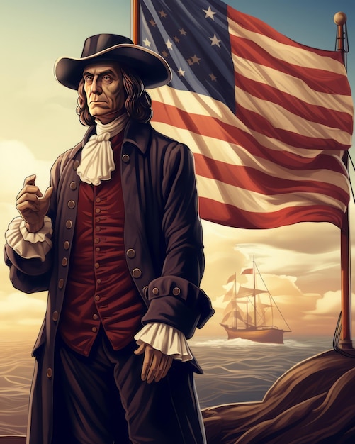 En souvenir de l'illustration du Jour de Christophe Colomb des Premiers Peuples des Amériques