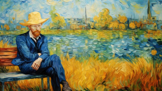 Photo souvenirs de van gogh explorant l'héritage artistique du brabant à travers des peintures