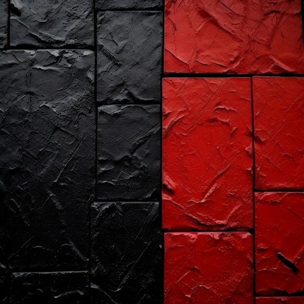 Soyez créatif avec ce fond de mur texturé rouge et noir polyvalent et captivant