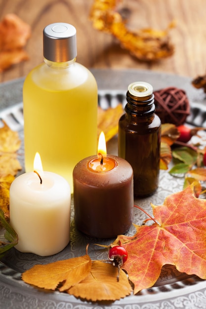 Spa d'automne et aromathérapie