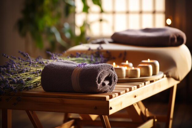 spa relaxation salon de massage génératif ai