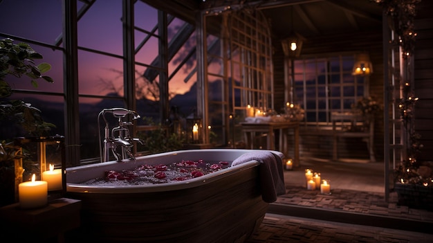 Un spa romantique