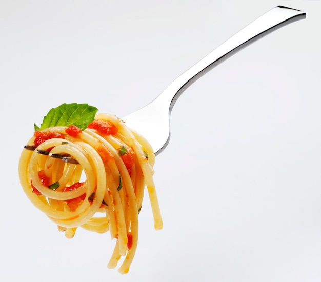 Spaghetti sauce tomate et basilic