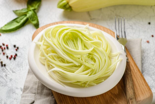 spaghettis de courgettes sans gluten