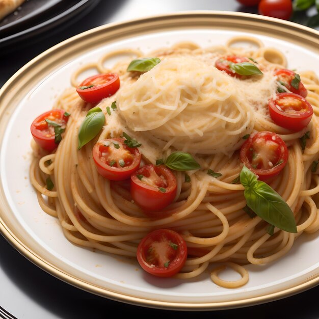 spaghettis avec tomate