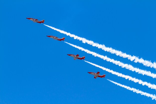 Photo spectacle aérien de patrulla aguila