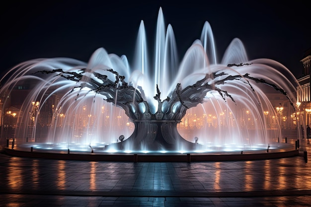 Le spectacle de la fontaine étincelante