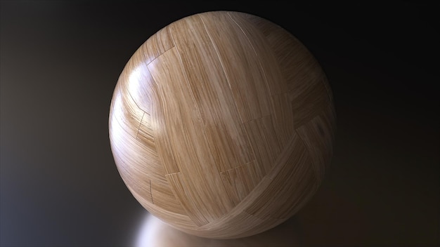 Sphère en bois