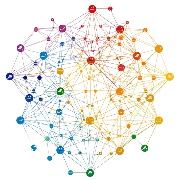 une sphère colorée avec le numéro 3 dessus