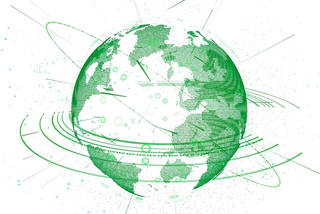 Photo sphèrearttechnologieabstraitarrière-plan