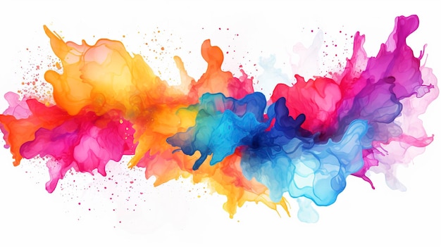 Splash aquarelle fantaisiste