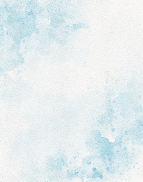 Photo splash de peinture aquarelle ciel bleu abstrait sur fond de papier pour la conception