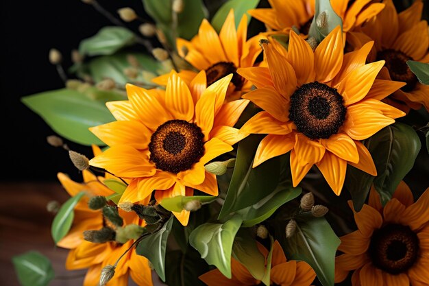 La splendeur du tournesol est un chef-d'œuvre de la nature