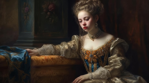 La splendeur des princesses Un portrait baroque