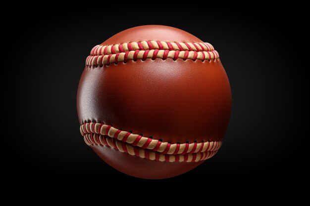 d sport ball softball rendu vue de dessus