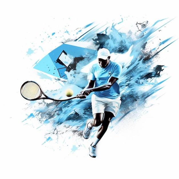 Sport national du Botswana avec fond blanc salut