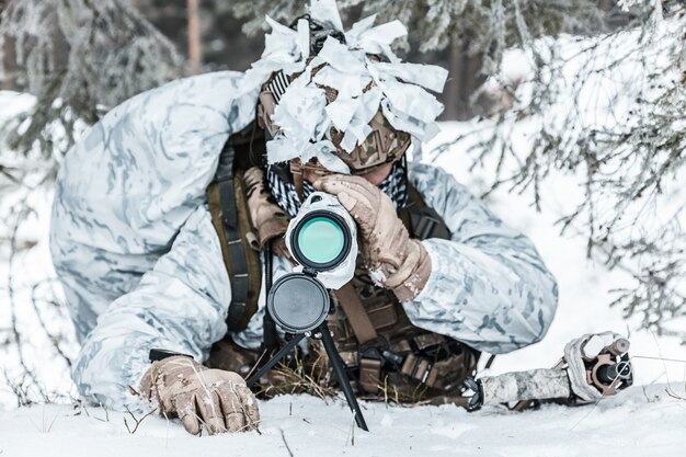 Spotter en attente quelque part au-dessus du cercle arctique