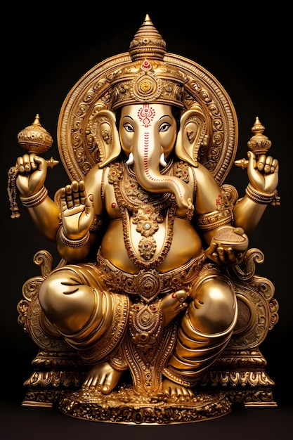 Sri Ganesha est assis