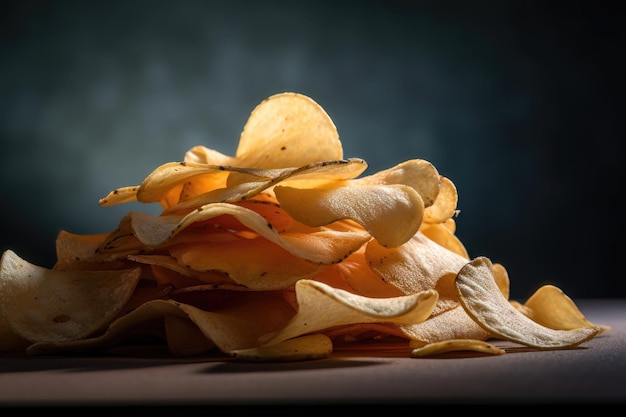 Stacked Chips généré par l'IA