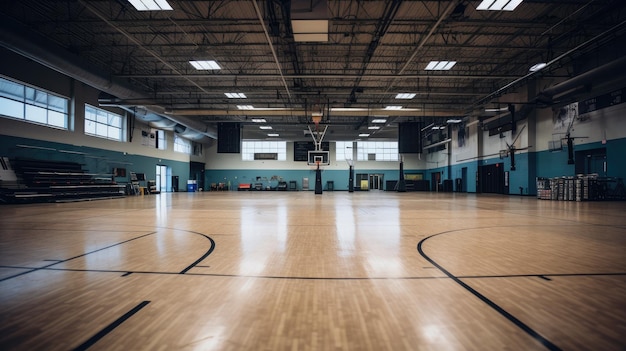 stade de basket vide