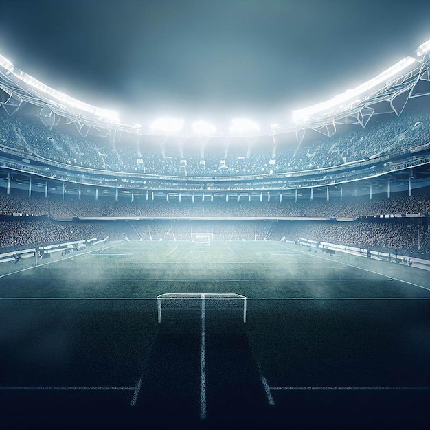 stade de football futuriste