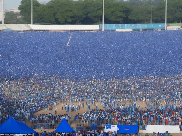 Un stade MA Chidambaram complet à Chennai