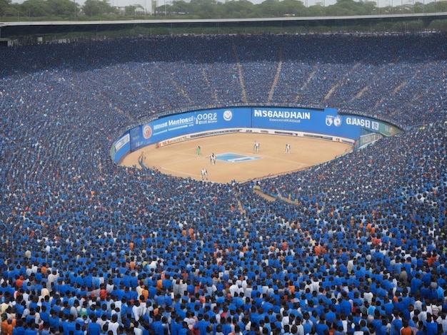 Un stade MA Chidambaram complet à Chennai